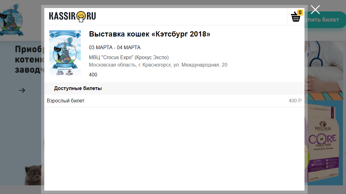 купить билет